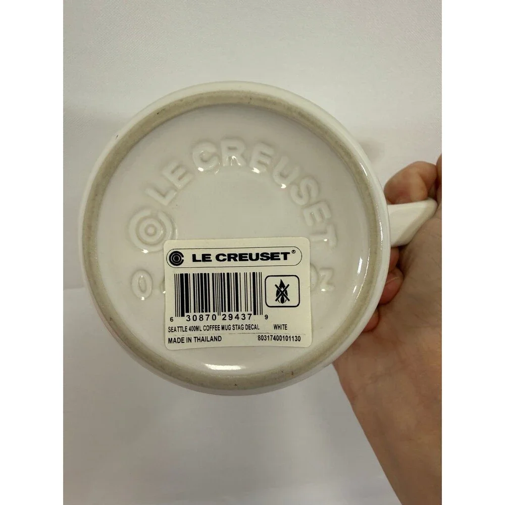 Le Creuset Noel Collection Reindeer Mug NEW No Box - Picture 3 of 3